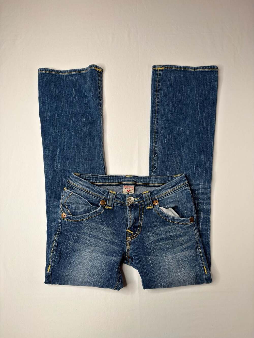 True Religion Brand Jeans Made in USA Medium Wash Denim Jeans Size 26